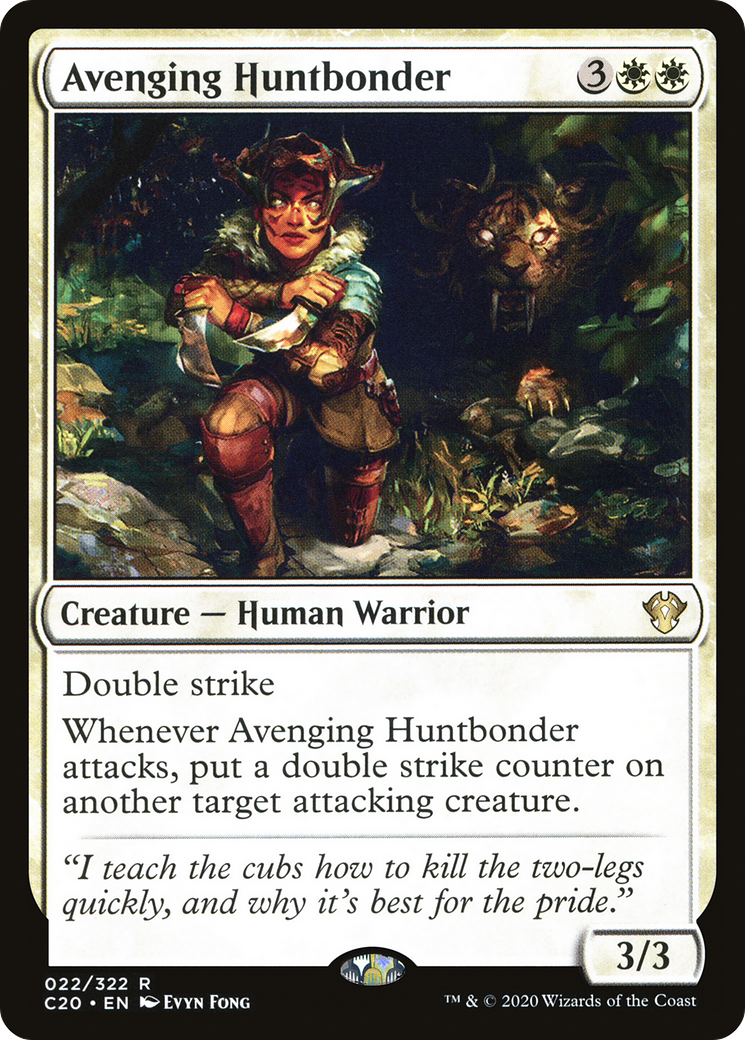 Avenging Huntbonder (C20-022) - Commander 2020