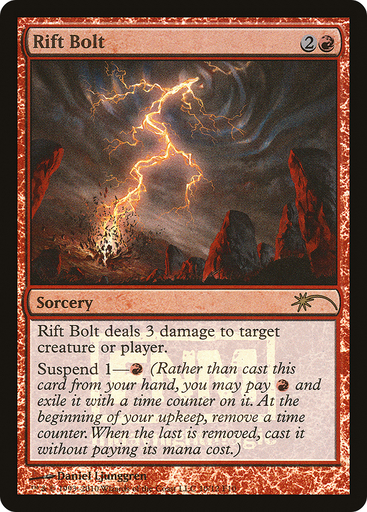 Rift Bolt (FNM-) - Friday Night Magic 2010 Foil
