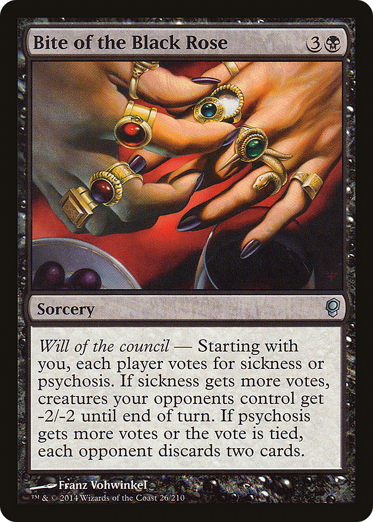 Bite of the Black Rose (CNS-026) - Conspiracy Foil
