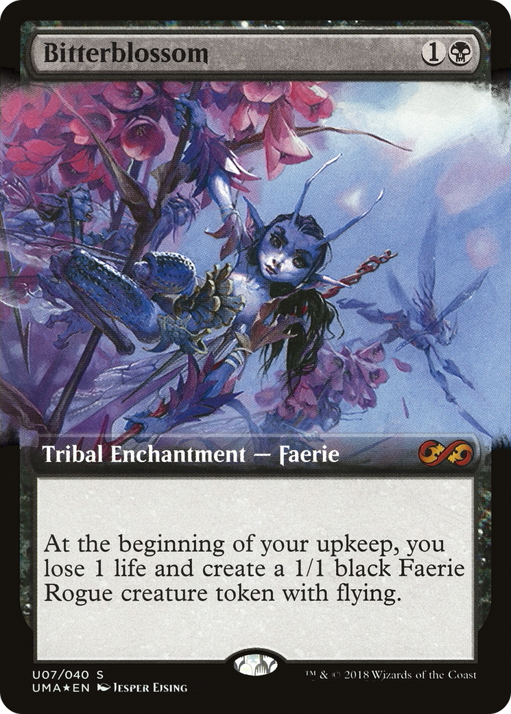 Bitterblossom (UMA:BT-U07) - Ultimate Box Topper: (Extended Art) Foil