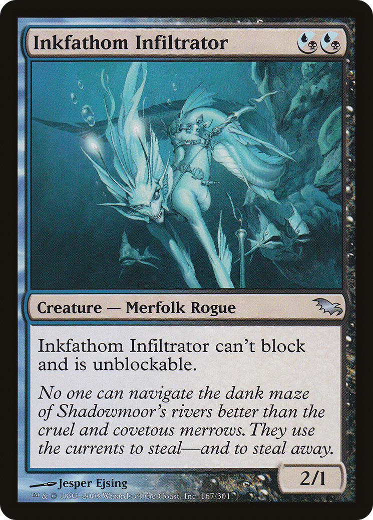 Inkfathom Infiltrator (SHM-167) - Shadowmoor Foil