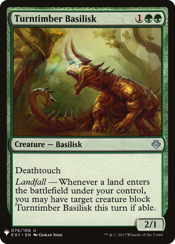 Turntimber Basilisk (LIST-076) - The List