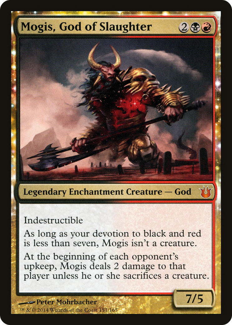 Mogis, God of Slaughter (BNG-151) - Born of the Gods: (enchantment)