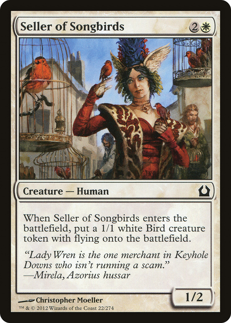 Seller of Songbirds (RTR-022) - Return to Ravnica Foil