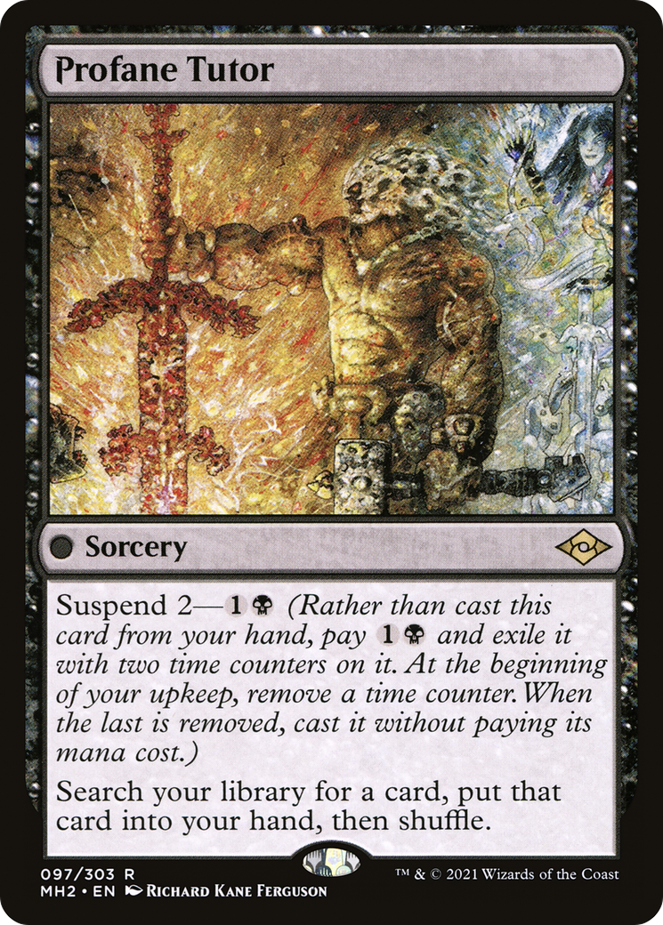 Profane Tutor (MH2-097) - Modern Horizons 2