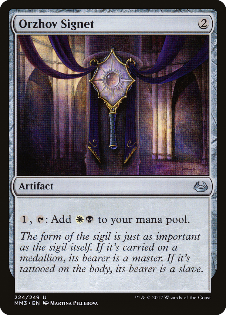 Orzhov Signet (MM3-224) - Modern Masters 2017