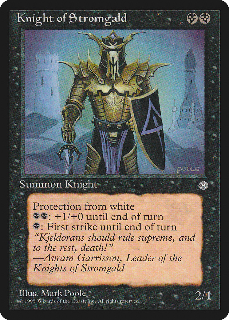 Knight of Stromgald (ICE-) - Ice Age