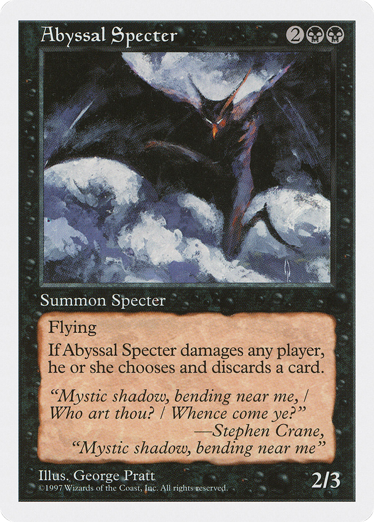 Abyssal Specter (5ED-) - Fifth Edition