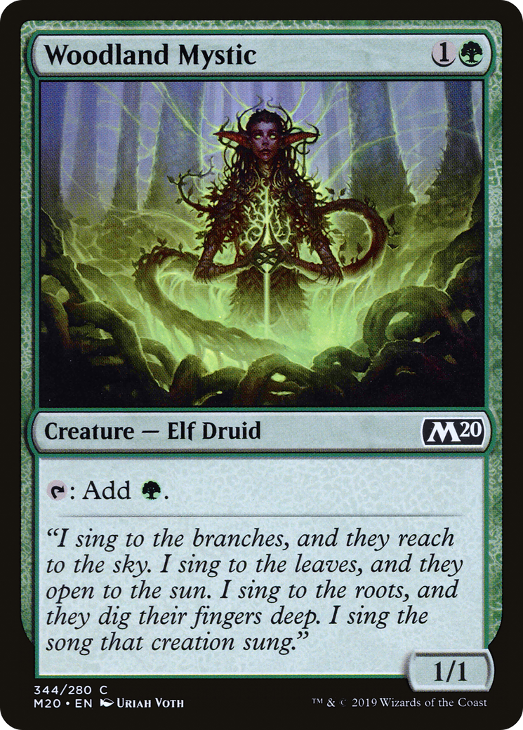 Woodland Mystic (M20-344) - Core Set 2020