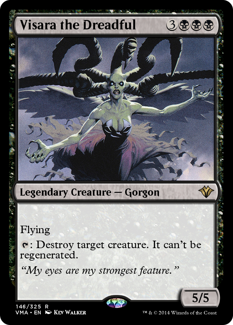 Visara the Dreadful (VMA-146) - Vintage Masters Foil