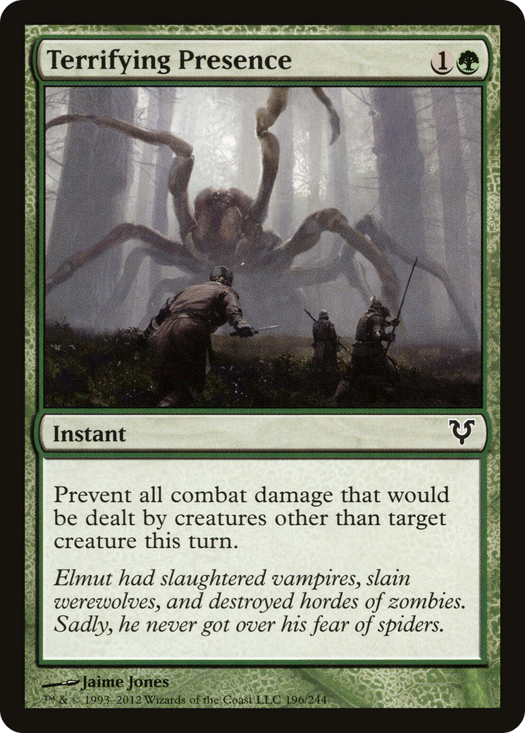 Terrifying Presence (AVR-196) - Avacyn Restored Foil