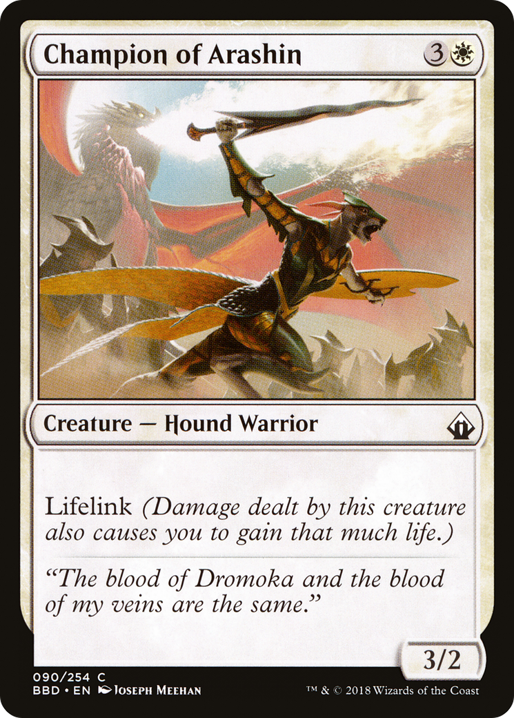 Champion of Arashin (BBD-090) - Battlebond Foil