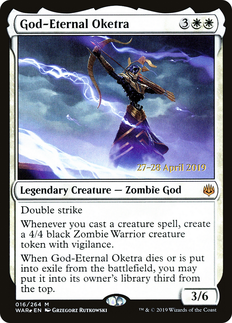 God-Eternal Oketra (PRE-016) - War of the Spark Promos Foil