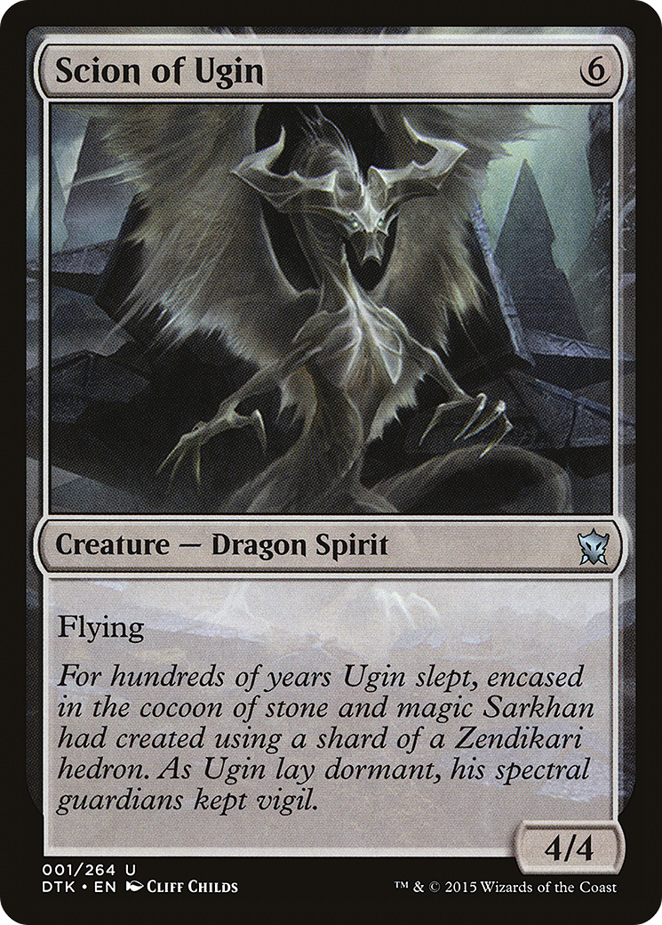 Scion of Ugin (DTK-001) - Dragons of Tarkir
