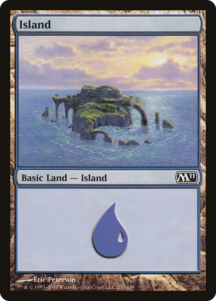Island (237) (M11-237) - Magic 2011 Foil