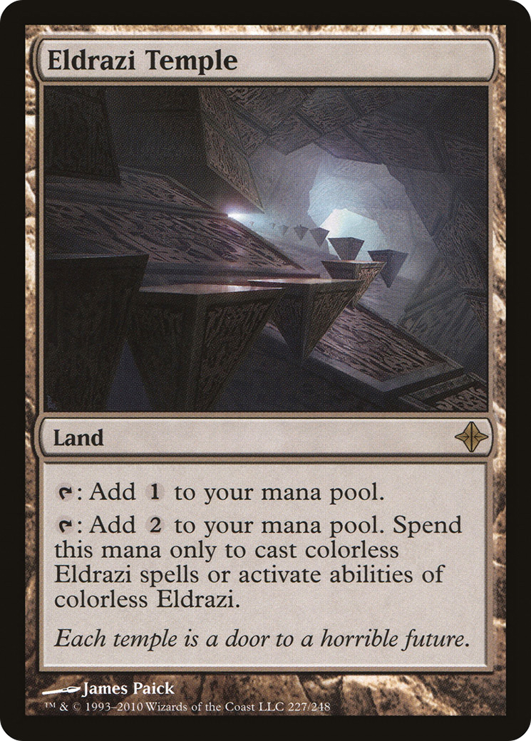 Eldrazi Temple (ROE-227) - Rise of the Eldrazi Foil