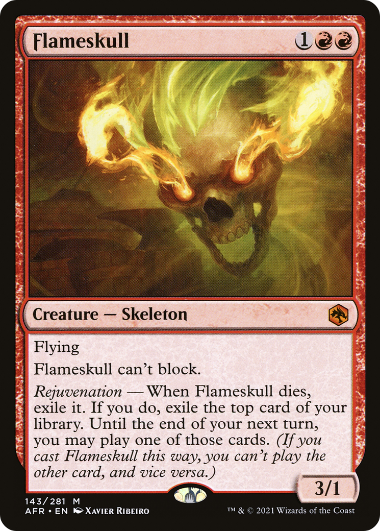 Flameskull (AFR-143) - Adventures in the Forgotten Realms