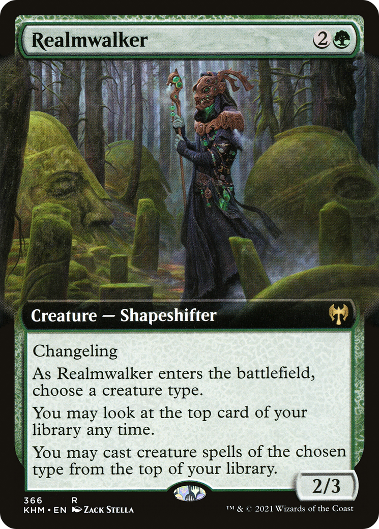 Realmwalker (Extended Art) (KHM-366) - Kaldheim: (Extended Art) Foil