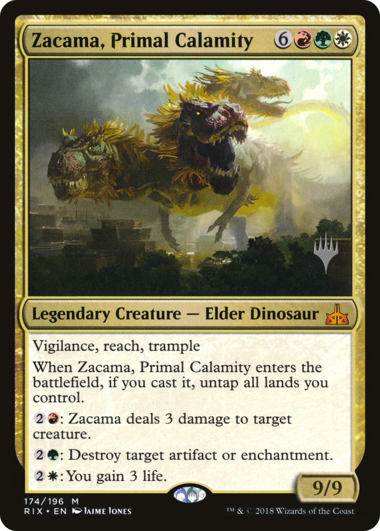 Zacama, Primal Calamity (PPM20-174) - Rivals of Ixalan Promos