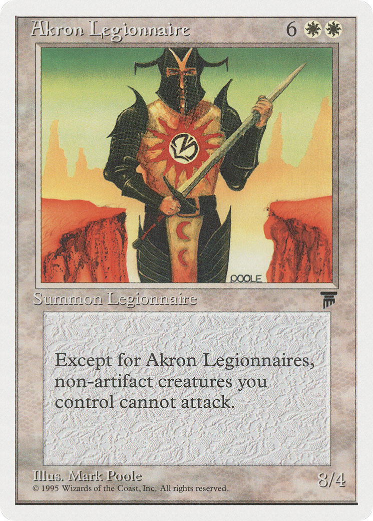 Akron Legionnaire (CHR-) - Chronicles