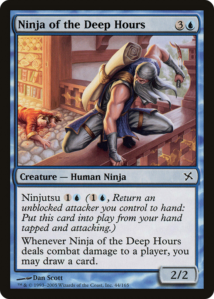 Ninja of the Deep Hours (BOK-044) - Betrayers of Kamigawa Foil
