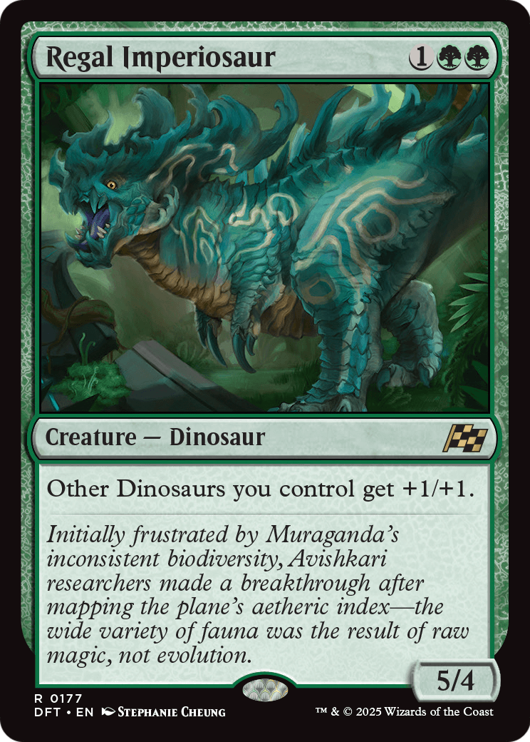 Regal Imperiosaur (DFT-177) - Aetherdrift Foil