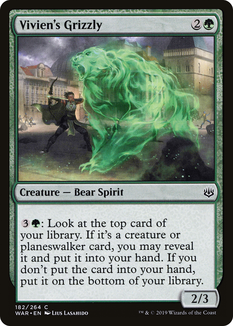 Vivien's Grizzly (WAR-182) - War of the Spark
