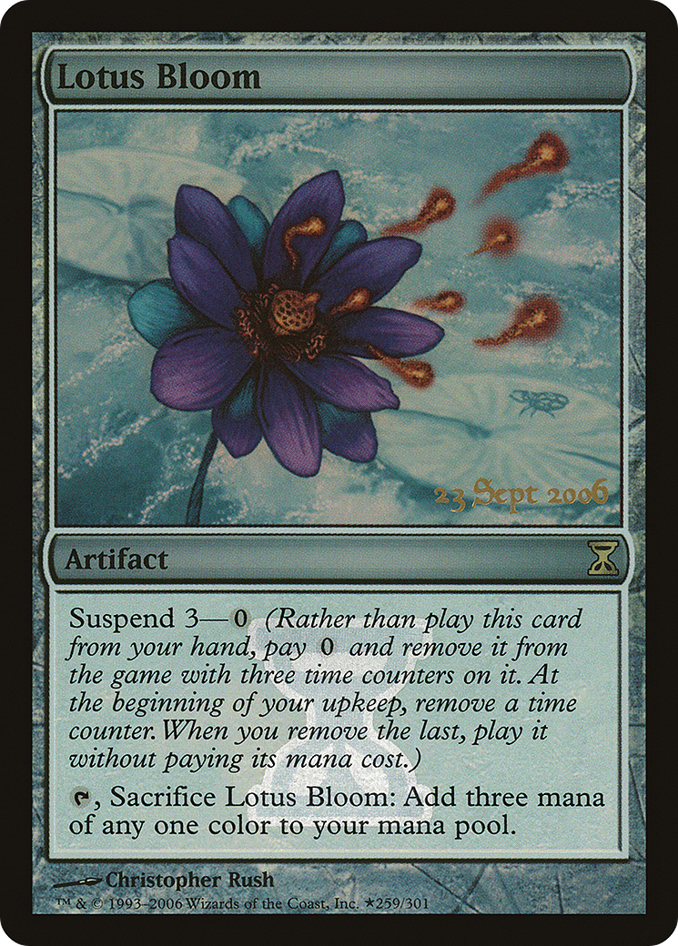 Lotus Bloom (PRE-259) - Time Spiral Promos Foil