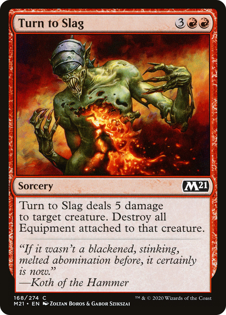Turn to Slag (M21-168) - Core Set 2021