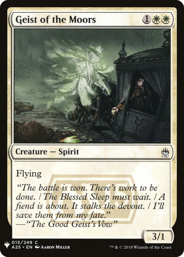 Geist of the Moors (LIST-015) - The List