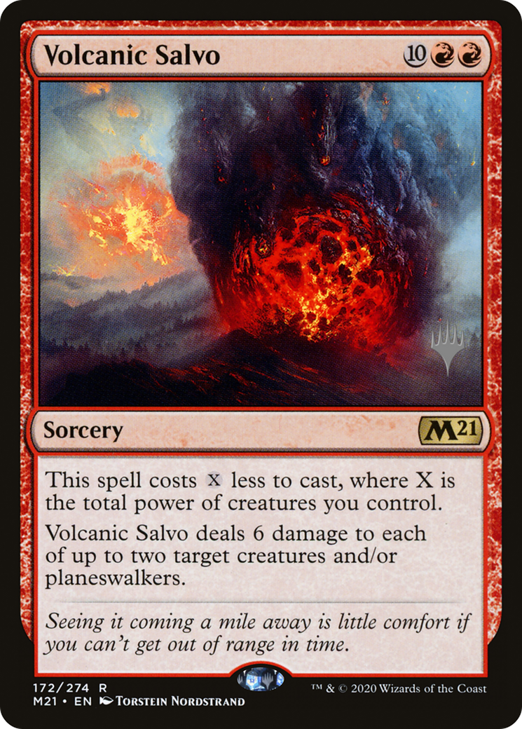 Volcanic Salvo (PPM21-172) - Core Set 2021 Promos