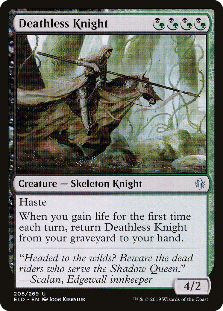 Deathless Knight (ELD-208) - Throne of Eldraine Foil