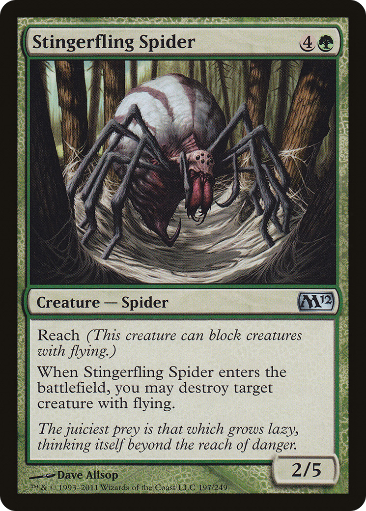 Stingerfling Spider (M12-197) - Magic 2012