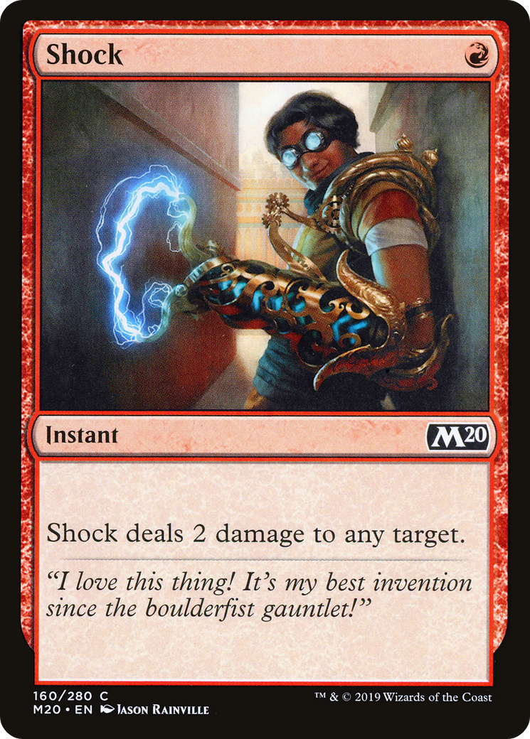 Shock (M20-160) - Core Set 2020 Foil