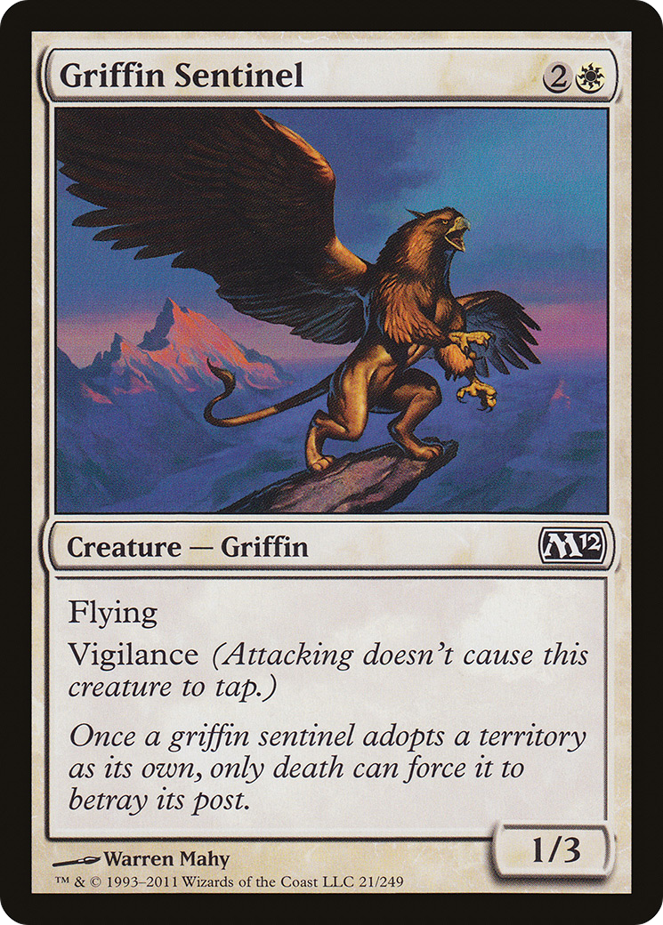 Griffin Sentinel (M12-021) - Magic 2012 Foil