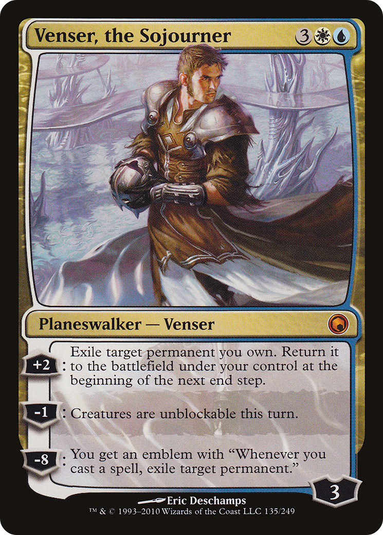 Venser, the Sojourner (SOM-135) - Scars of Mirrodin Foil