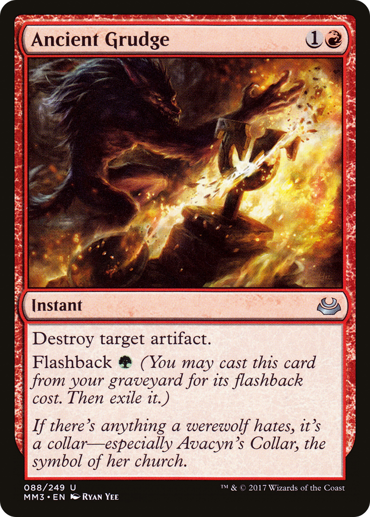 Ancient Grudge (MM3-088) - Modern Masters 2017