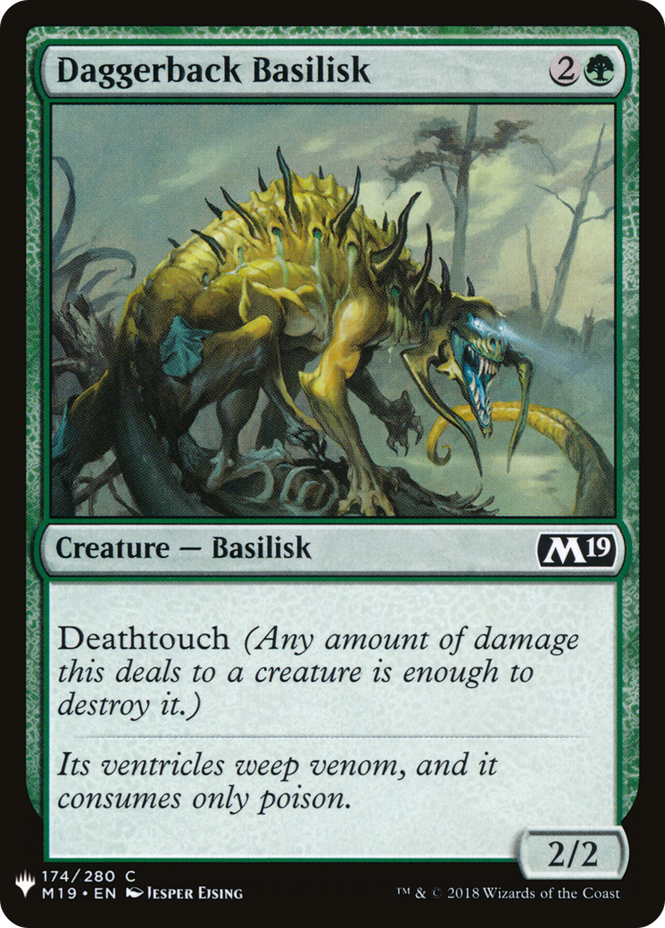Daggerback Basilisk (LIST-174) - The List
