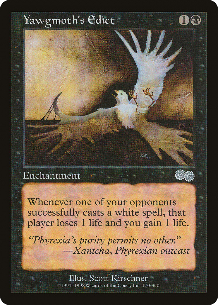 Yawgmoth's Edict (USG-170) - Urza's Saga