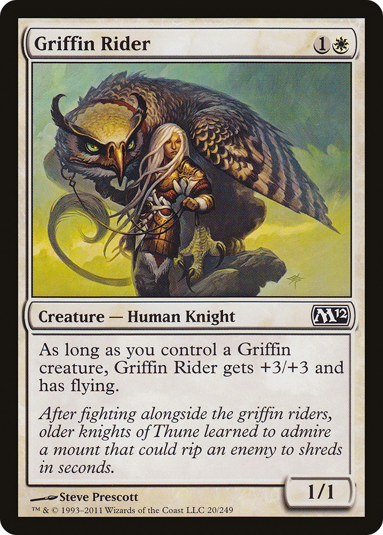 Griffin Rider (M12-020) - Magic 2012 Foil