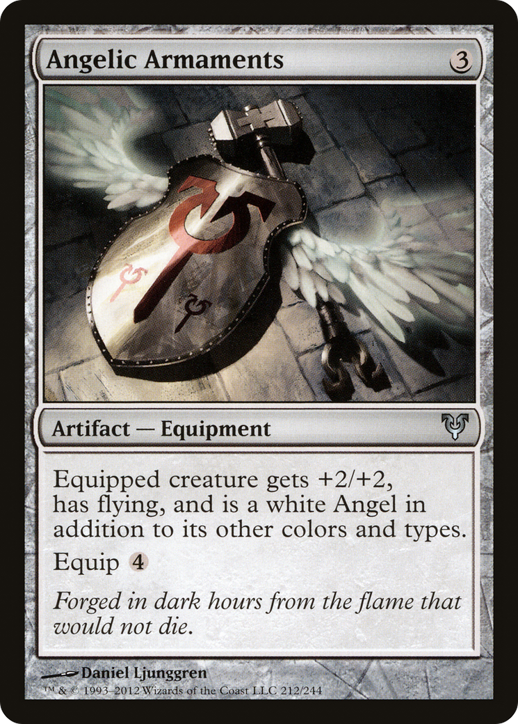 Angelic Armaments (AVR-212) - Avacyn Restored Foil