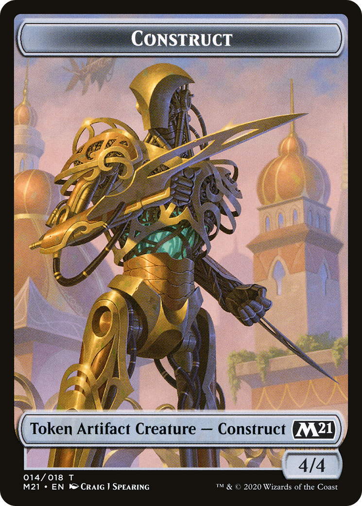 Construct (TM21-014) - Core Set 2021 Tokens Foil
