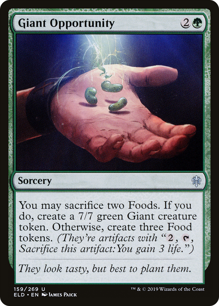 Giant Opportunity (ELD-159) - Throne of Eldraine