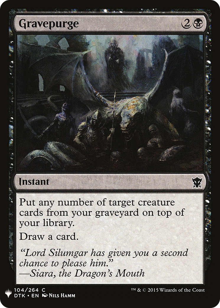 Gravepurge (LIST-104) - The List