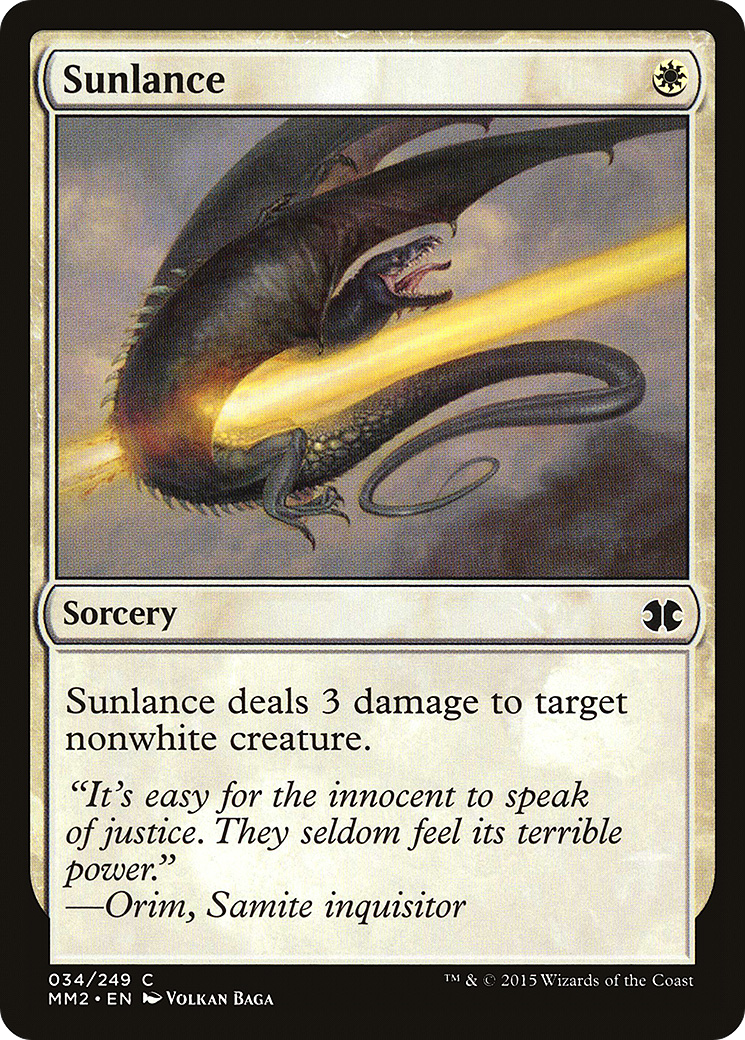 Sunlance (MM2-034) - Modern Masters 2015 Foil