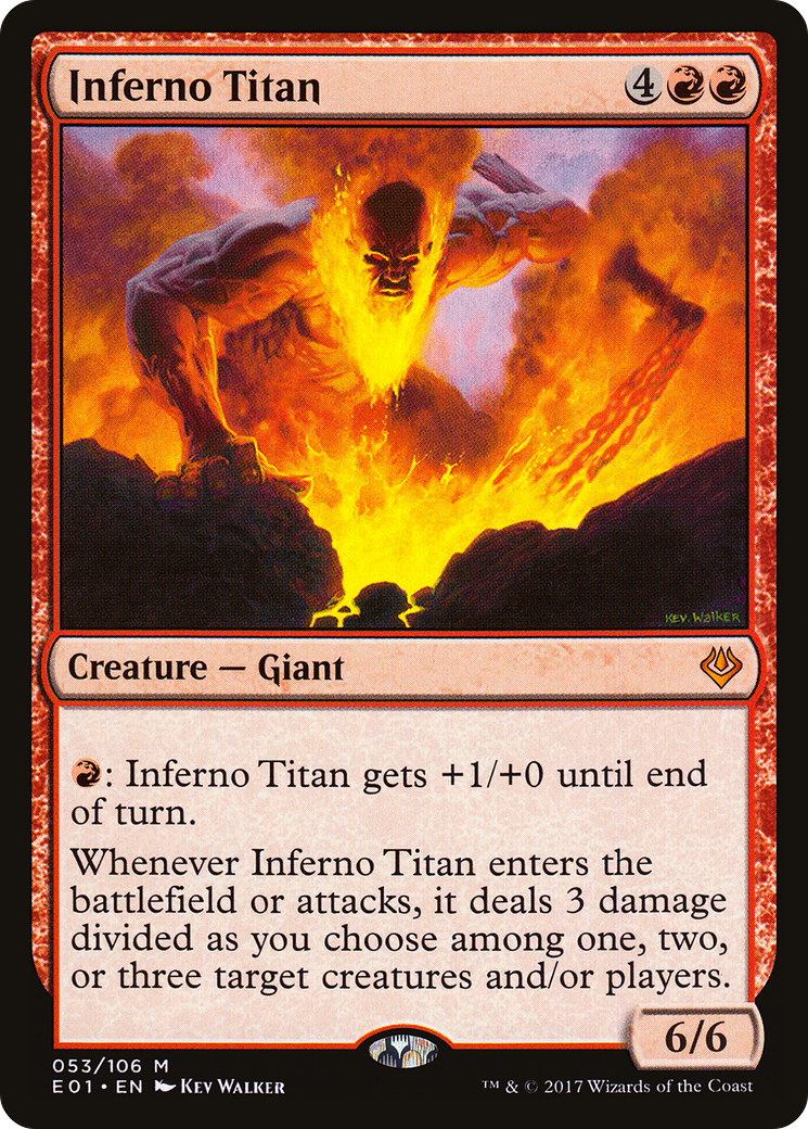 Inferno Titan (AC2-053) - Archenemy: Nicol Bolas