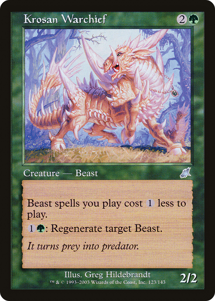 Krosan Warchief (SCG-123) - Scourge