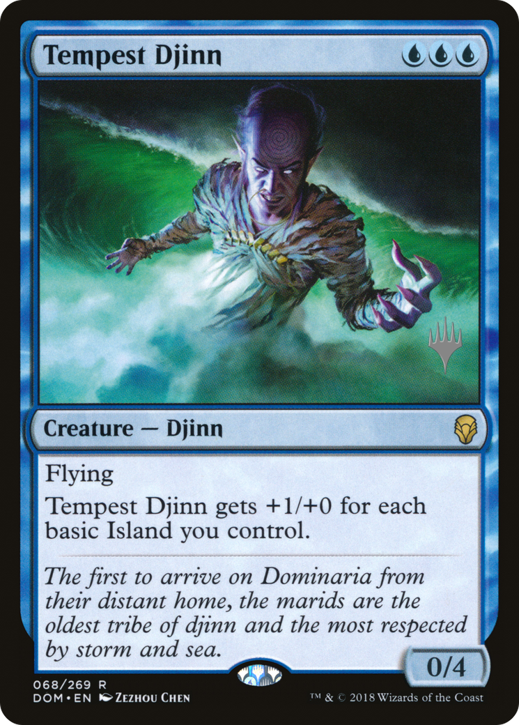 Tempest Djinn (PPM20-068) - Dominaria Promos