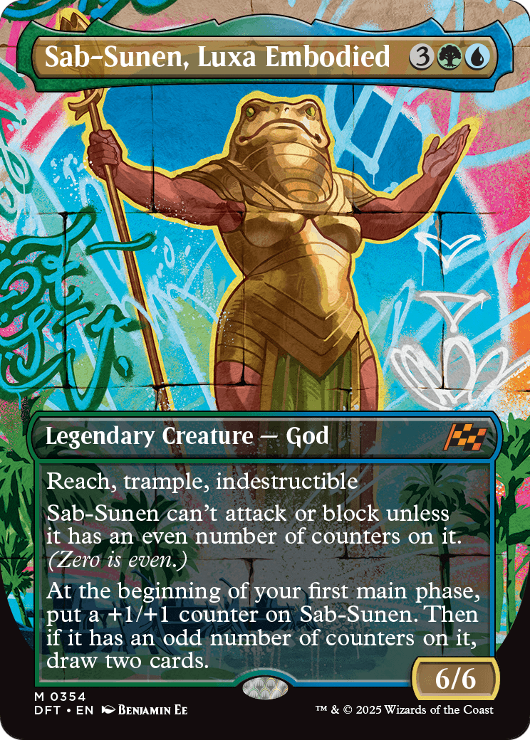 Sab-Sunen, Luxa Embodied (Borderless) (DFT-354) - Aetherdrift Foil
