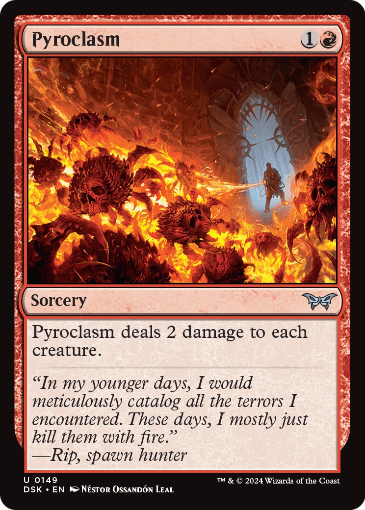 Pyroclasm (DSK-149) - Duskmourn: House of Horror Foil